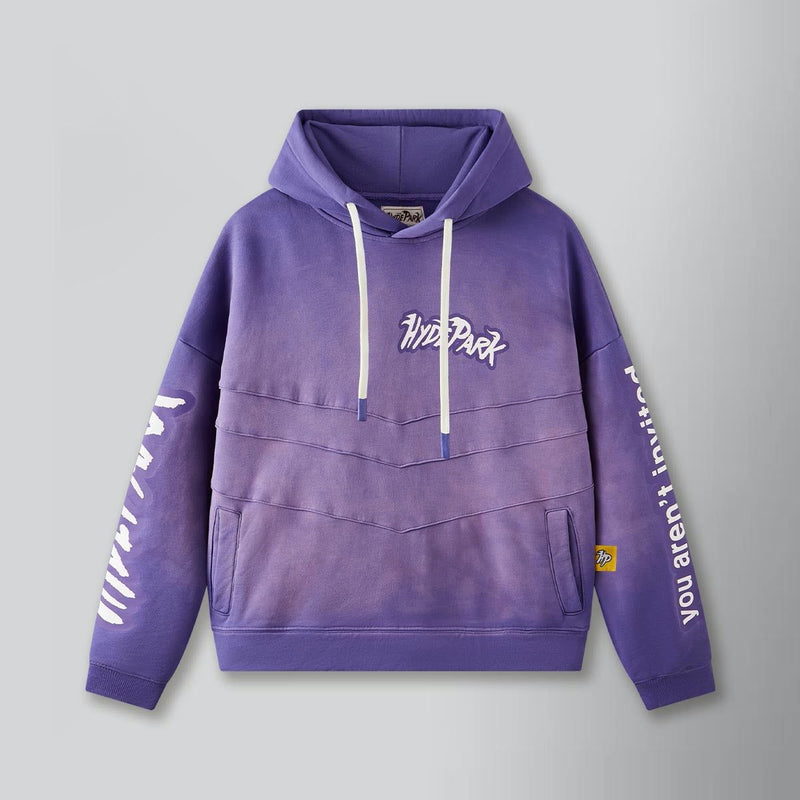 Hyde Park Double Velocity Hoodie Sweat Set (Purple)