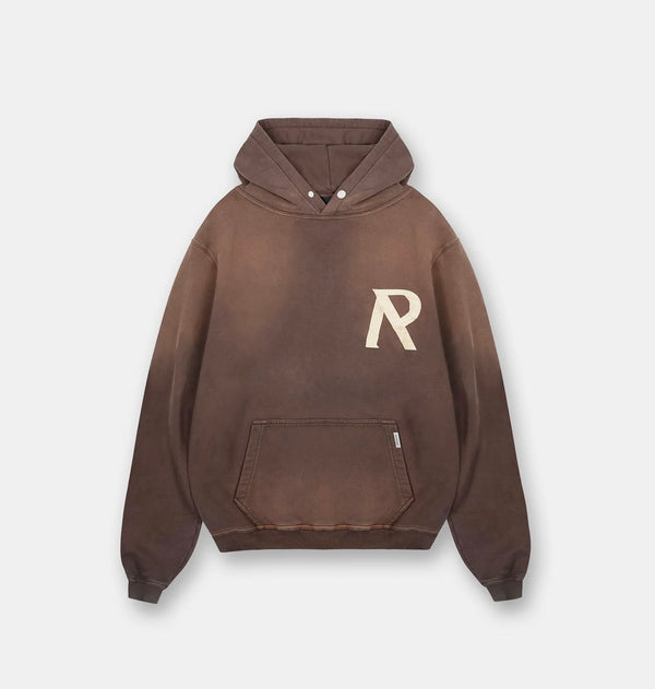 Represent Masking Tape Initial Hoodie (Cedar)