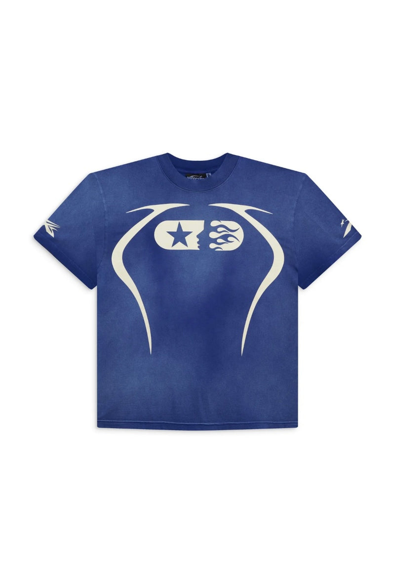 Hellstar Warm Up T-Shirt (Blue)