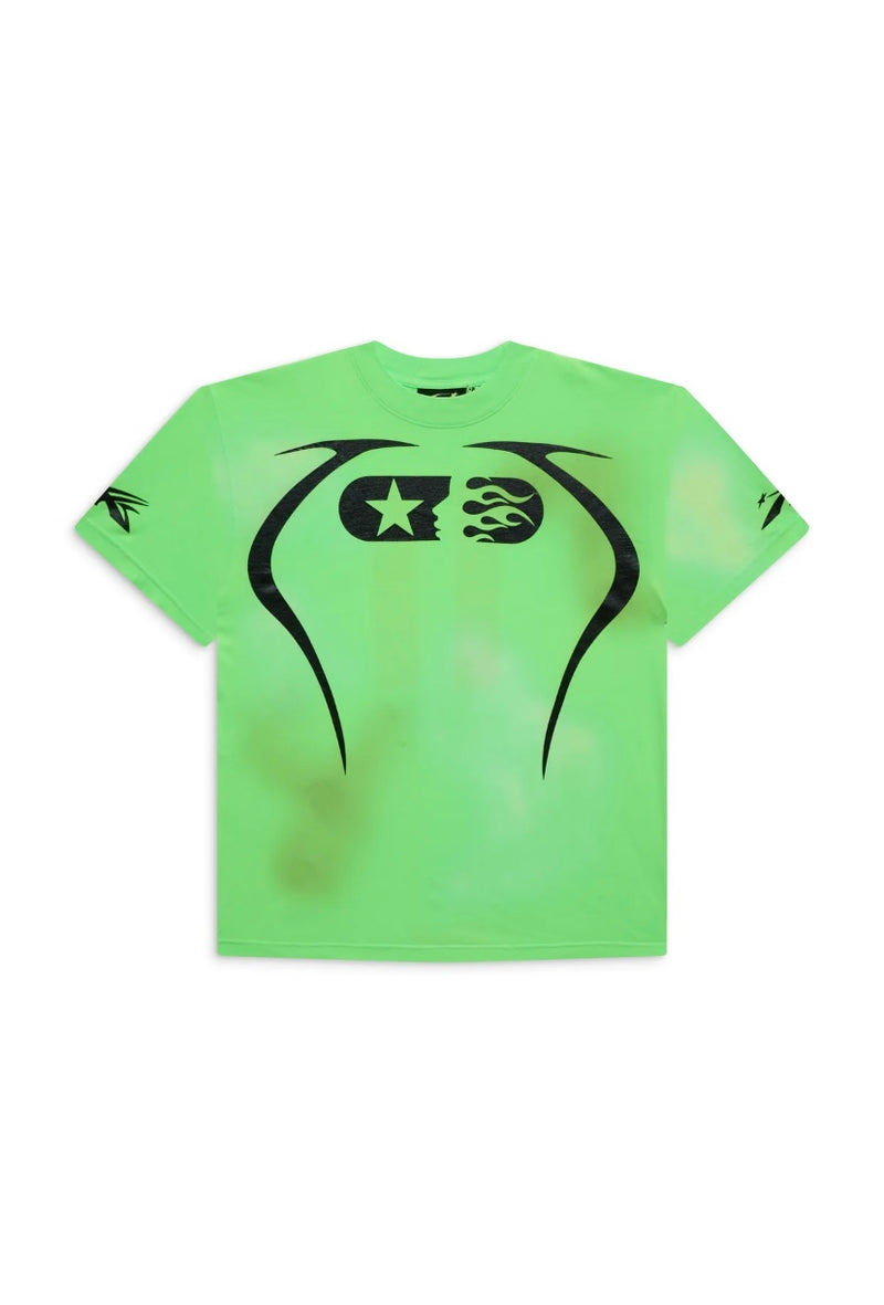 Hellstar Warm Up T-Shirt (Neon Green)