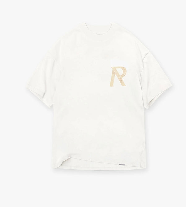 Represent Masking Tape Initial T-Shirt (Flat White)