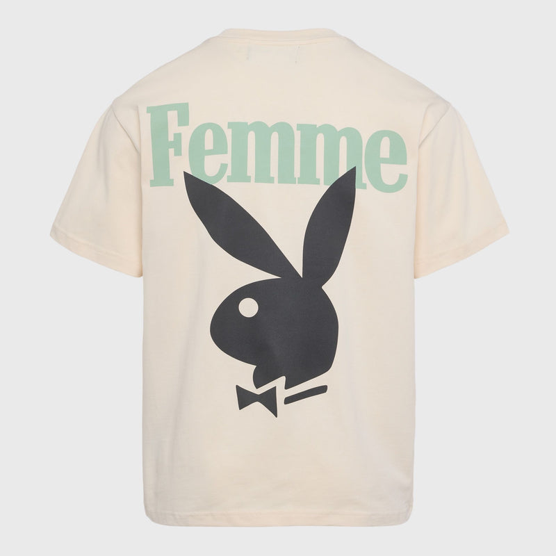 HOMME FEMME TWISTED BUNNY TEE (Cream)