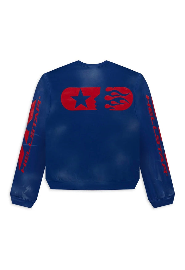 Hellstar  Sports Core Logo Crewneck (Blue)