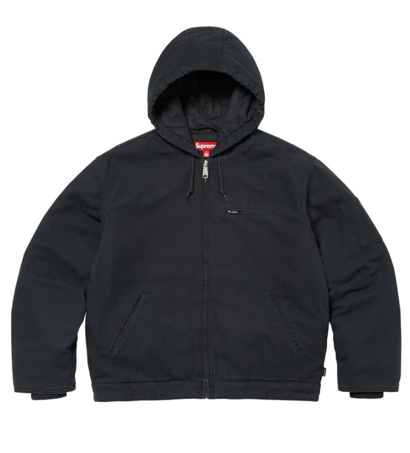 Supreme®/Thrasher® Hooded Work Jacket Black – Exclusive 513