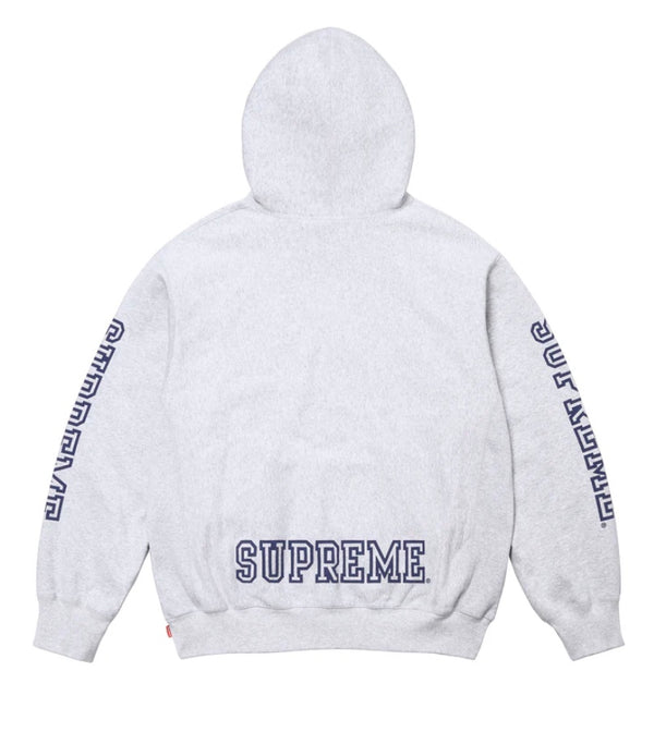 Supreme Collegiate Sleeve Hooded Sweatshirt
Ash grey