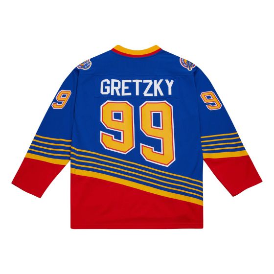 Mitchell & Ness: Wayne Gretzky Saint Louis Blues Jersey (Blue/Red/Yellow)