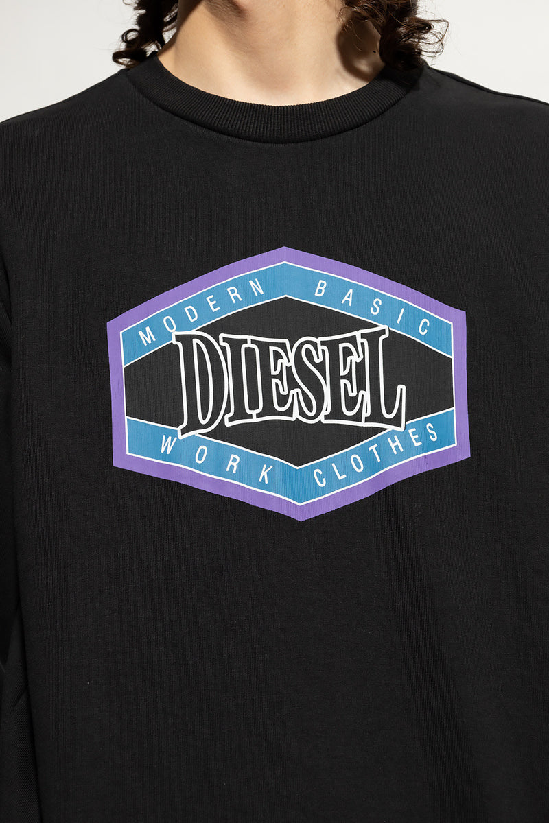Diesel: S Ginn Sweatshirt Deep Black