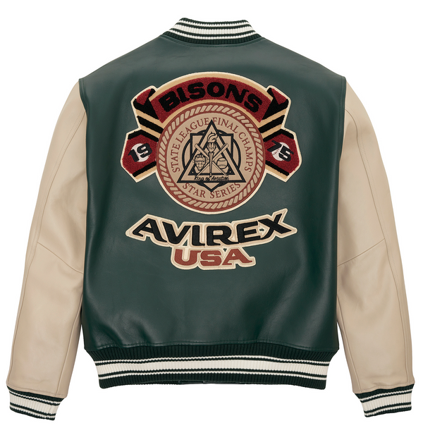Avirex: Bisons Varsity Jacket (Hunter)
