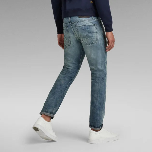 G-Star Raw: Triple A Straight Faded Bay Burn Destroyed